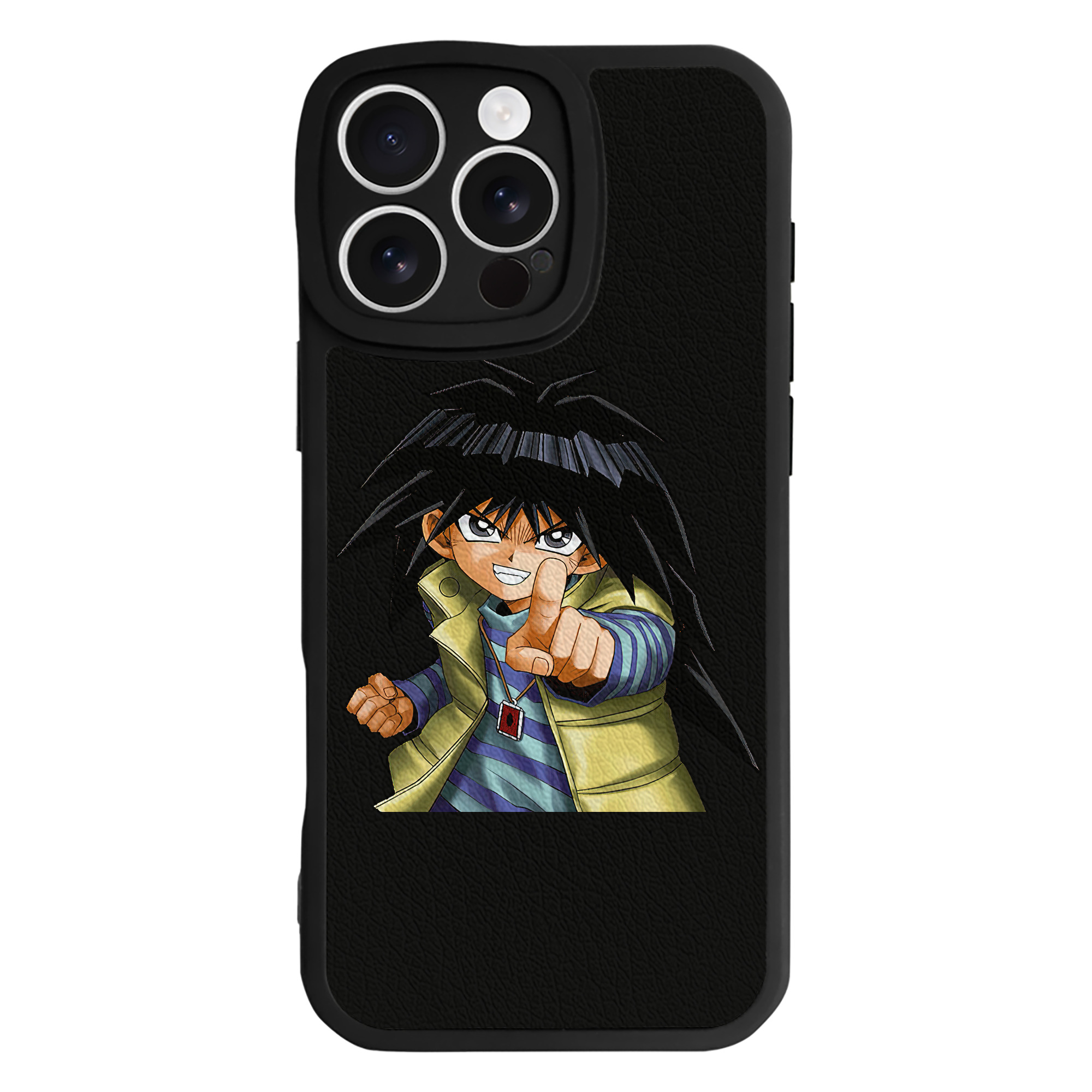 遊☆戯☆王 Yu-Gi-Oh! 【iPhone 16シリーズ対応】シリコンスマホケース（レザー調） 材質：シリコン